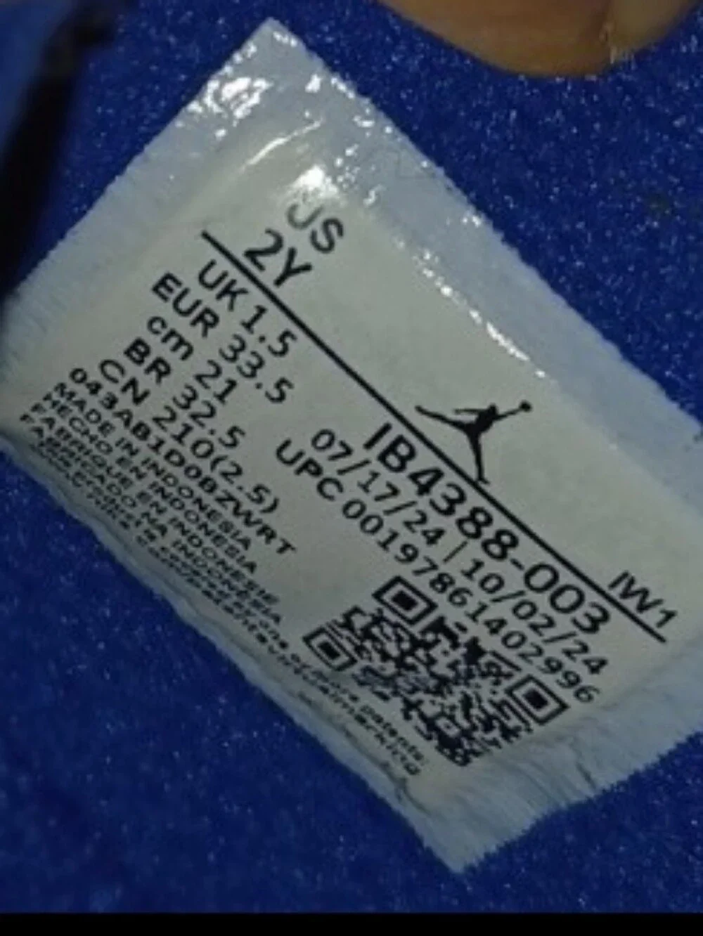 Jordan AJ 4 Retro OG Preschool Sneakers For Kids Size 2Y